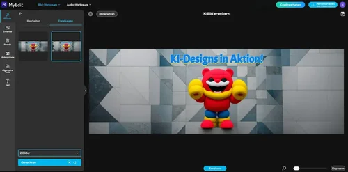 MyEdit - Banner mit KI erstellen